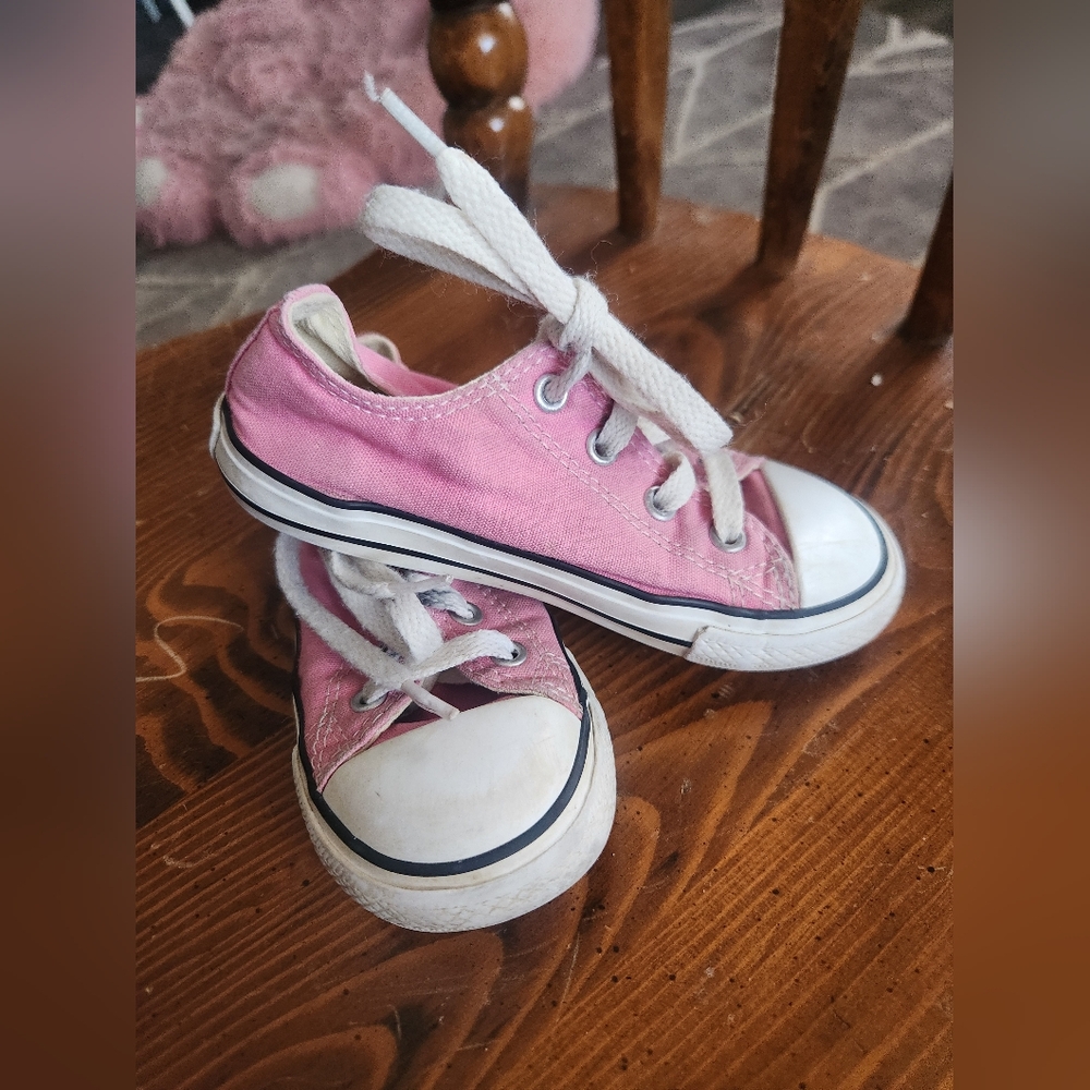 Converse Pink Kids Sneakers